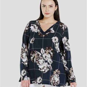 Junarose Floral Boutique Blouse Size 24